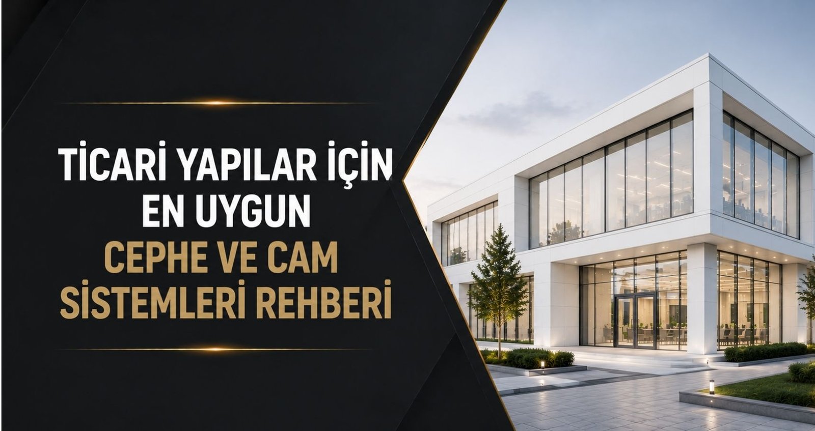 Ticari Yapılar İçin En Uygun Cephe ve Cam Sistemleri Rehberi 